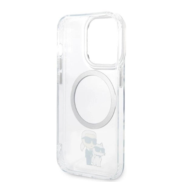 Karl Lagerfeld Iconic Karl&amp;Choupette MagSafe case for iPhone 14 Pro - transparent_6