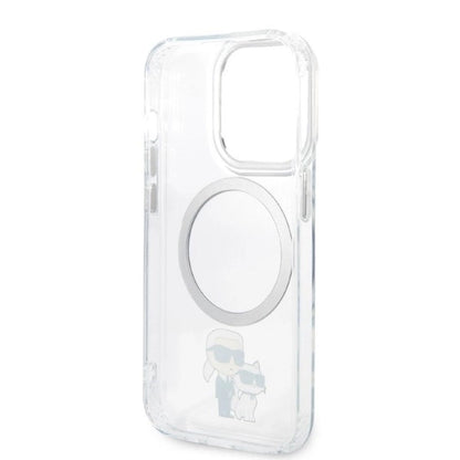 Karl Lagerfeld Iconic Karl&amp;Choupette MagSafe case for iPhone 14 Pro - transparent_6