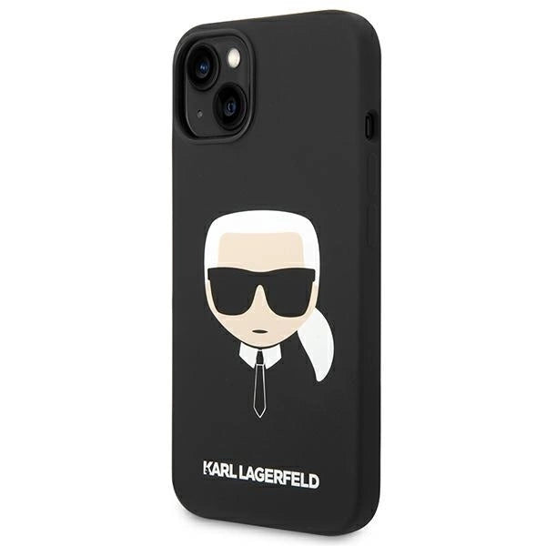 Karl Lagerfeld Silicone Karl's Head MagSafe case for iPhone 14 Plus - black_1