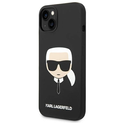 Karl Lagerfeld Silicone Karl's Head MagSafe case for iPhone 14 Plus - black_1