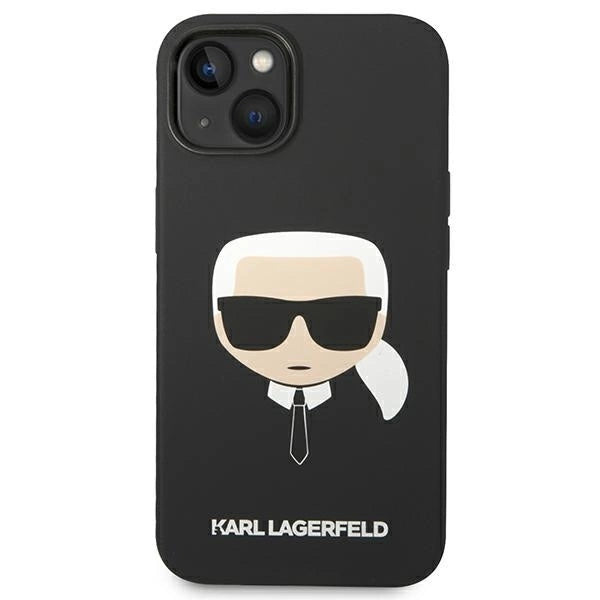 Karl Lagerfeld Silicone Karl's Head MagSafe case for iPhone 14 Plus - black_2