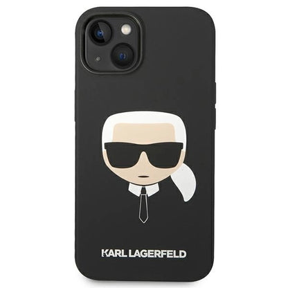 Karl Lagerfeld Silicone Karl's Head MagSafe case for iPhone 14 Plus - black_2