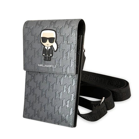 Karl Lagerfeld Ikonik Karl Monogram Patch bag - silver_0
