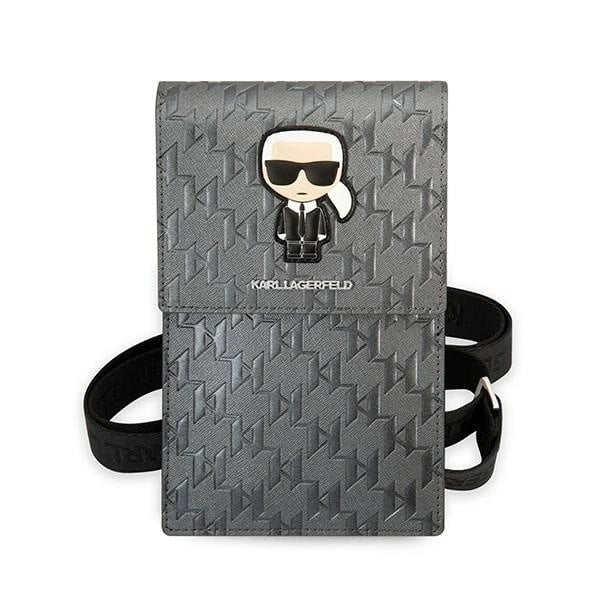 Karl Lagerfeld Ikonik Karl Monogram Patch bag - silver_1