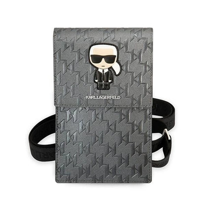 Karl Lagerfeld Ikonik Karl Monogram Patch bag - silver_1