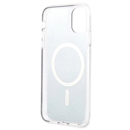 Set Guess GUBPN61H4EACSK Case+Charger iPhone 11 6.1" black/black hard case 4G Print MagSafe_6