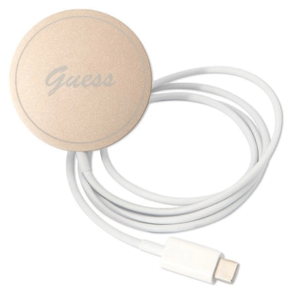 Set Guess GUBPP12MH4EACSW Case+ Charger iPhone 12/12 Pro brown/brown hard case 4G Print MagSafe_7