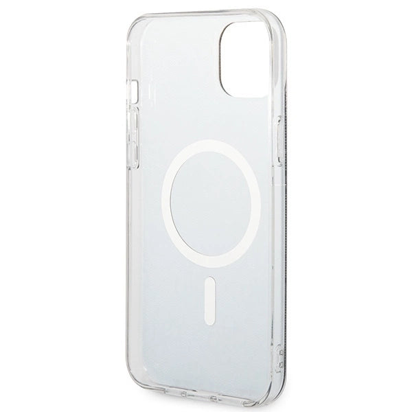 Set Guess GUBPP14MH4EACSK Case+ Charger iPhone 14 Plus 6.7" black/black hard case 4G Print MagSafe_6
