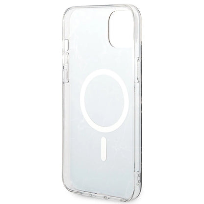 Set Guess GUBPP14SHMEACSK Case+ Charger iPhone 14 6.1" black/black hard case Marble MagSafe_6