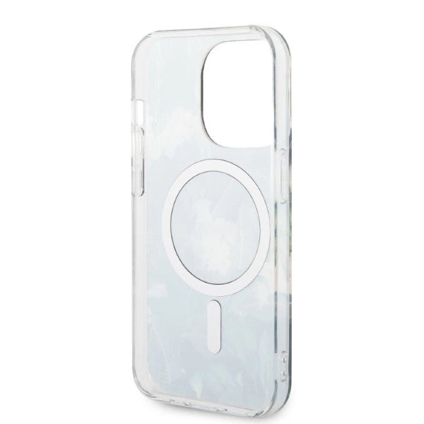 Set Guess GUBPP14XHJEACSA Case+ Charger iPhone 14 Pro Max 6.7" green/green hard case Jungle MagSafe_6