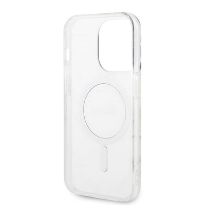 Guess Marble MagSafe Case + Charger Set for iPhone 14 Pro Max 6.7&quot; - White_6