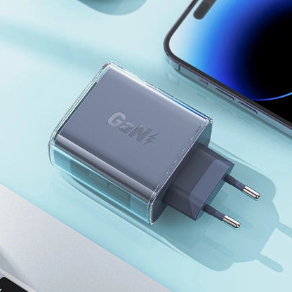 Acefast charger GaN 65W 3 ports (1xUSB, 2xUSB C) green (A45)_6