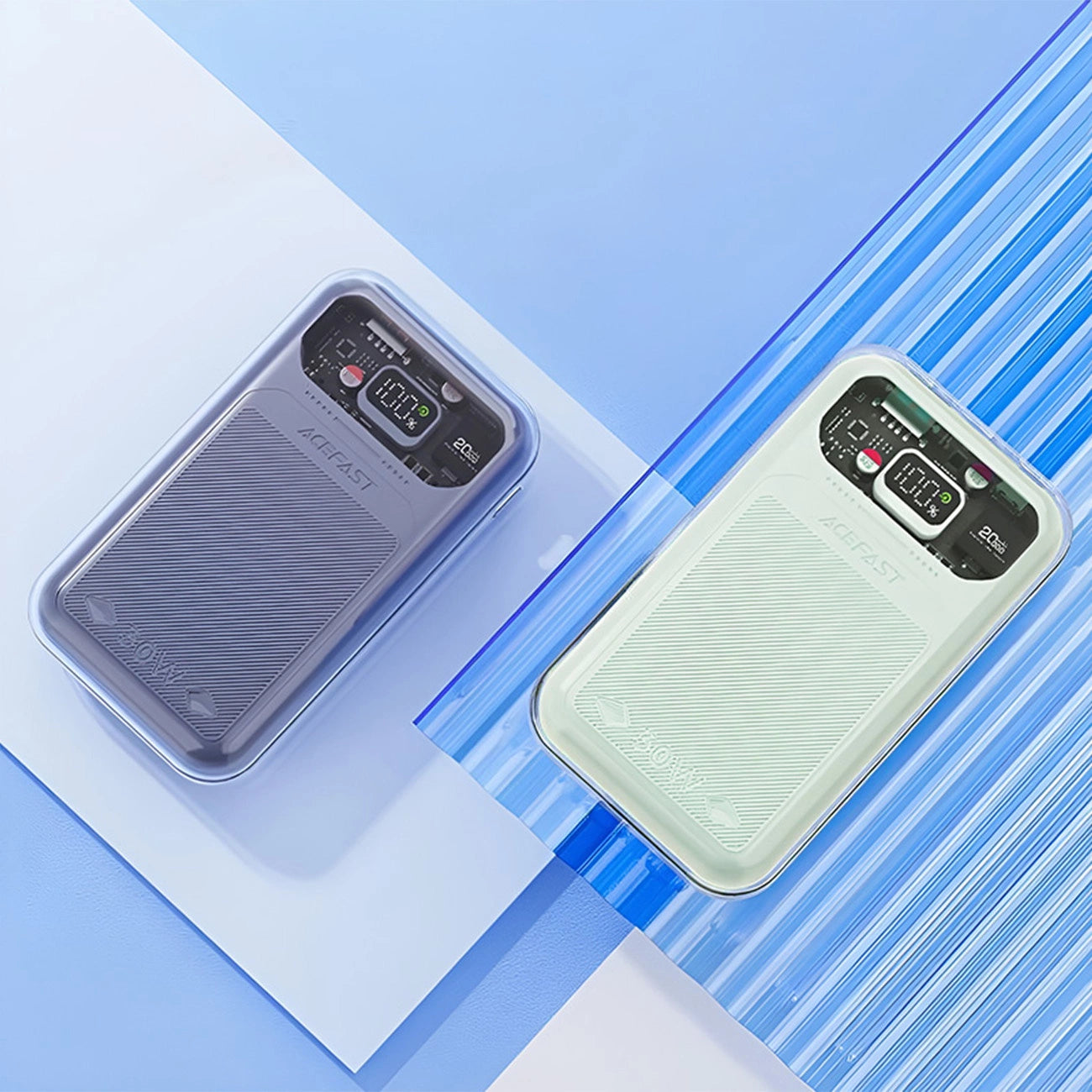Acefast powerbank 20000mAh Sparkling Series fast charging 30W green (M2)_9