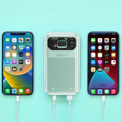 Acefast powerbank 20000mAh Sparkling Series fast charging 30W green (M2)_10
