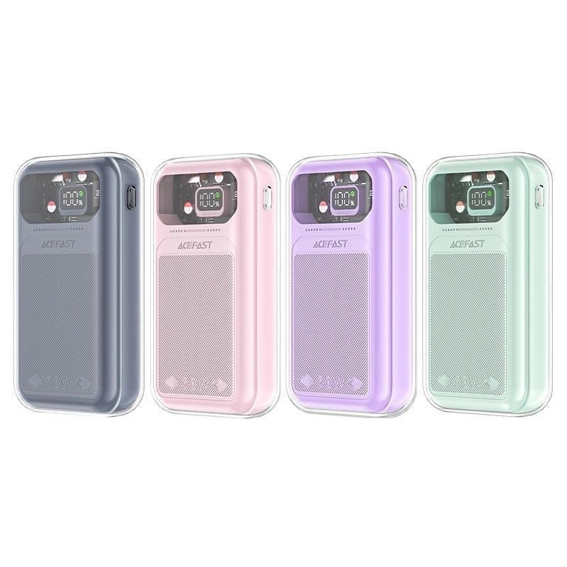 Acefast powerbank 20000mAh Sparkling Series fast charging 30W green (M2)_3