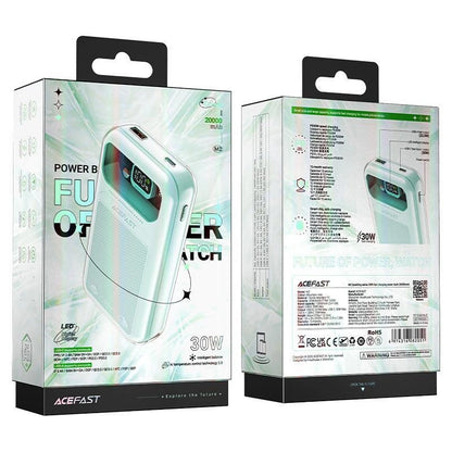 Acefast powerbank 20000mAh Sparkling Series fast charging 30W green (M2)_4