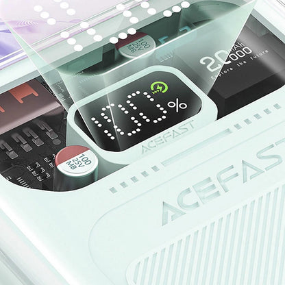 Acefast powerbank 20000mAh Sparkling Series fast charging 30W green (M2)_7