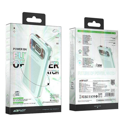 Acefast powerbank 10000mAh Sparkling Series fast charging 30W green (M1)_2