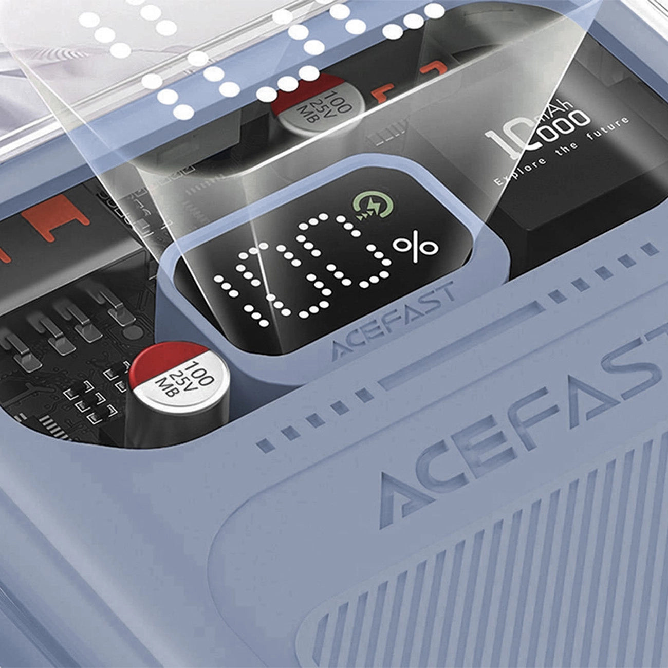 Acefast powerbank 10000mAh Sparkling Series fast charging 30W gray (M1)_9