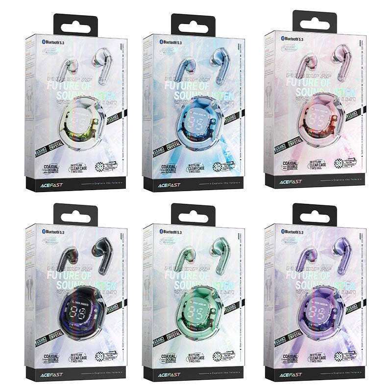Earphones TWS Acefast T8, Bluetooth 5.3, IPX4 (White)_4