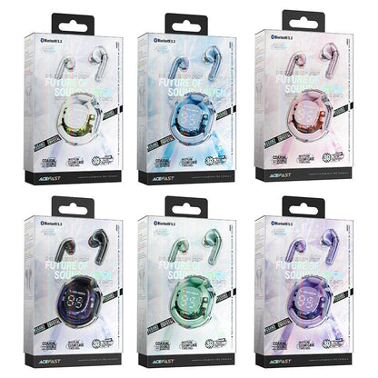 Earphones TWS Acefast T8, Bluetooth 5.3, IPX4 (White)_4