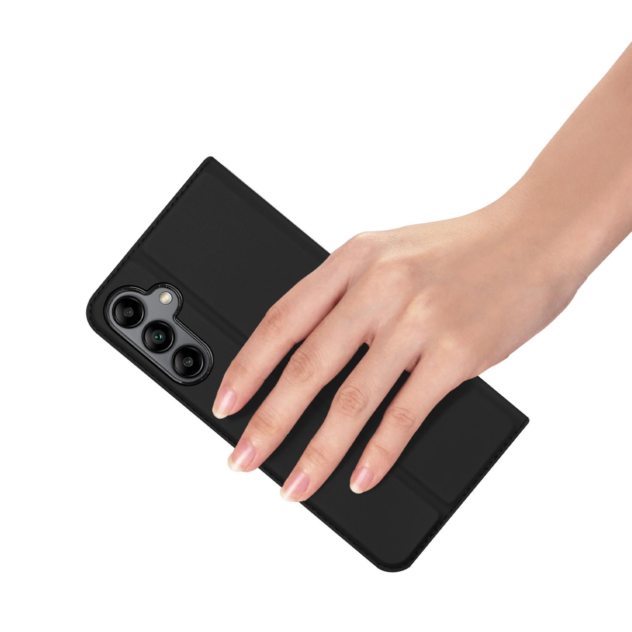 Dux Ducis Skin Pro Case for Samsung Galaxy A34 5G Flip Cover Card Wallet Stand Black_6