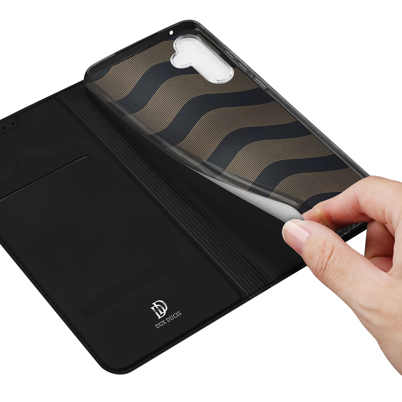 Dux Ducis Skin Pro Case for Samsung Galaxy A34 5G Flip Cover Card Wallet Stand Black_7