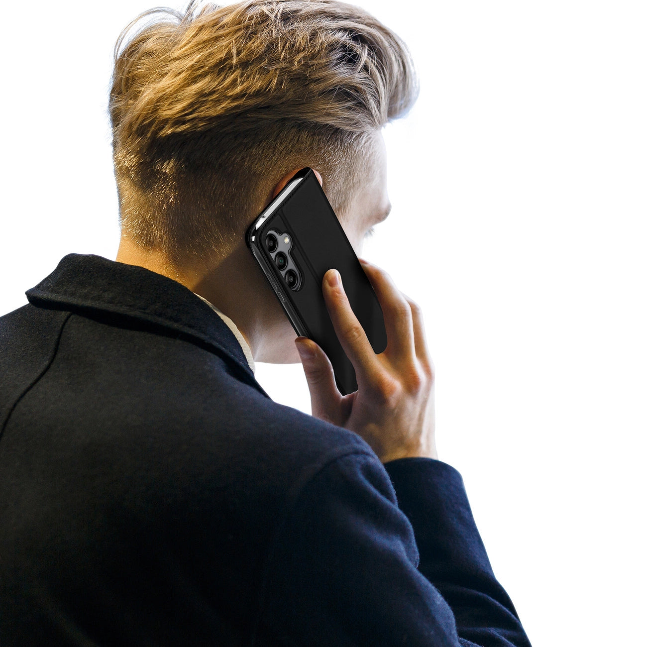 Dux Ducis Skin Pro Case for Samsung Galaxy A34 5G Flip Cover Card Wallet Stand Black_8