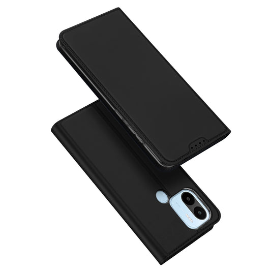 Dux Ducis Skin Pro Case for Xiaomi Redmi A1+ Flip Card Wallet Stand Black_0