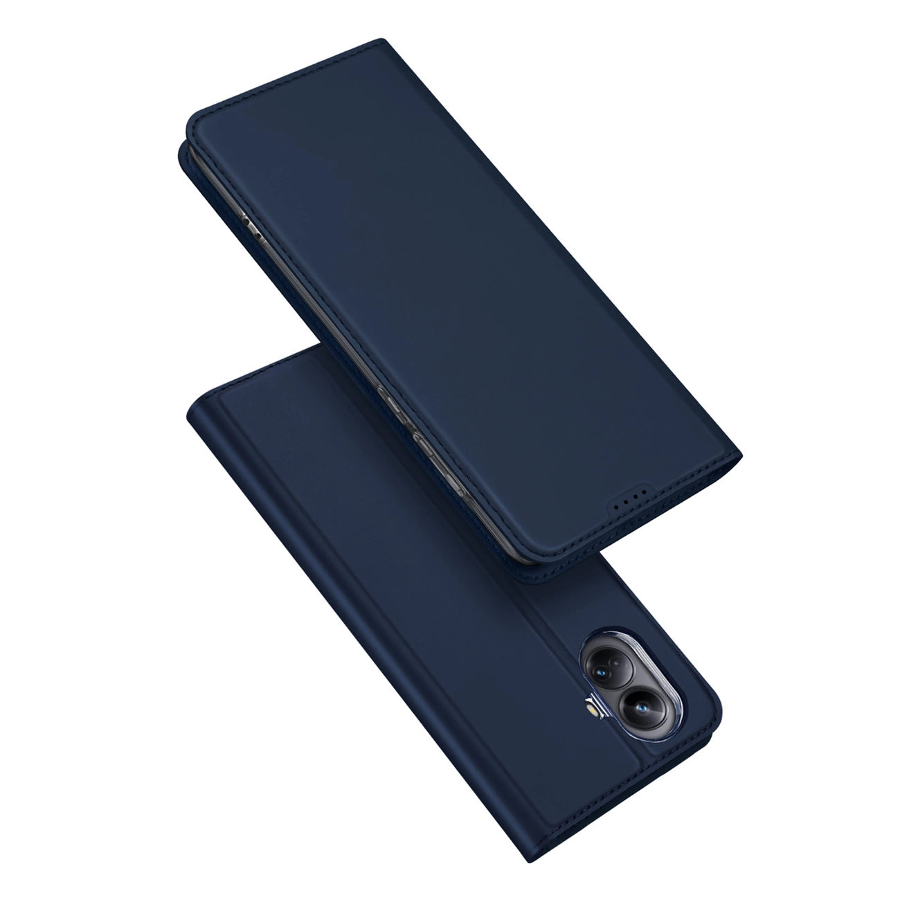 Dux Ducis Skin Pro case for Realme 10 Pro+ flip cover card wallet stand blue_0