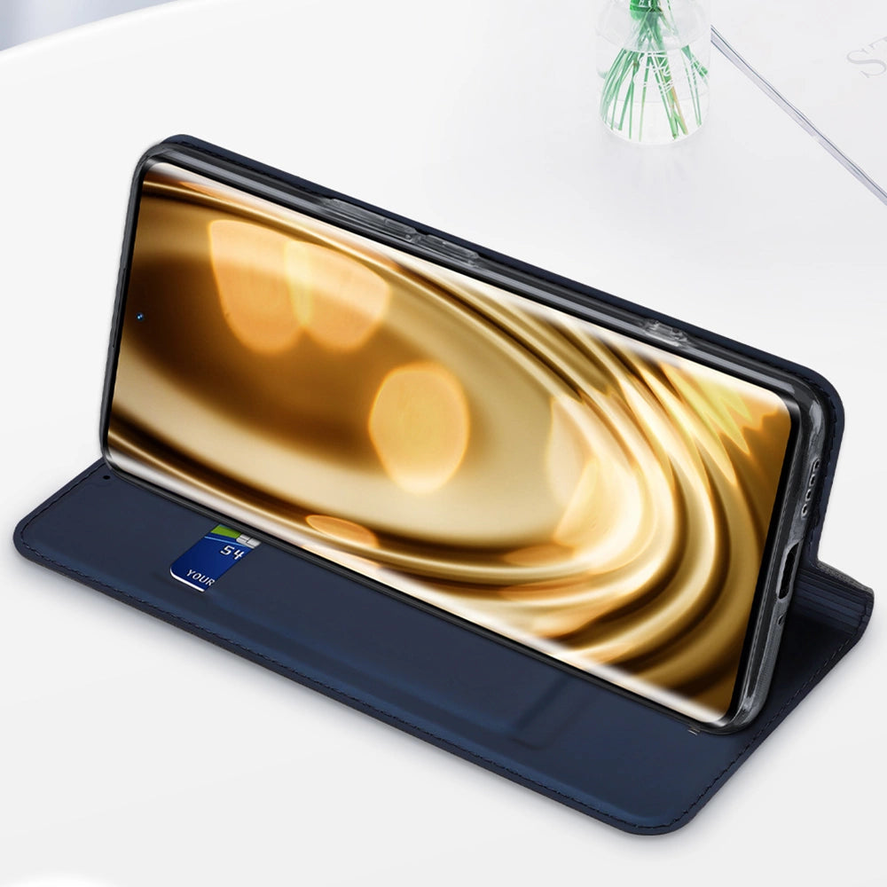 Dux Ducis Skin Pro case for Realme 10 Pro+ flip cover card wallet stand blue_17