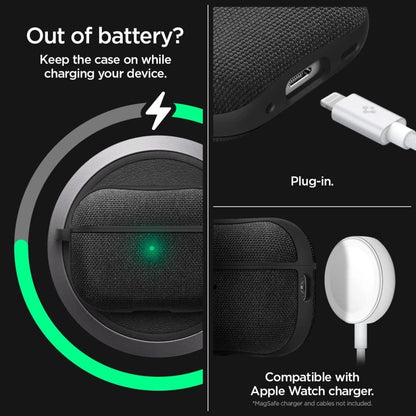 Spigen Urban Fit Case for Apple AirPods Pro 1 / 2 - Black_12