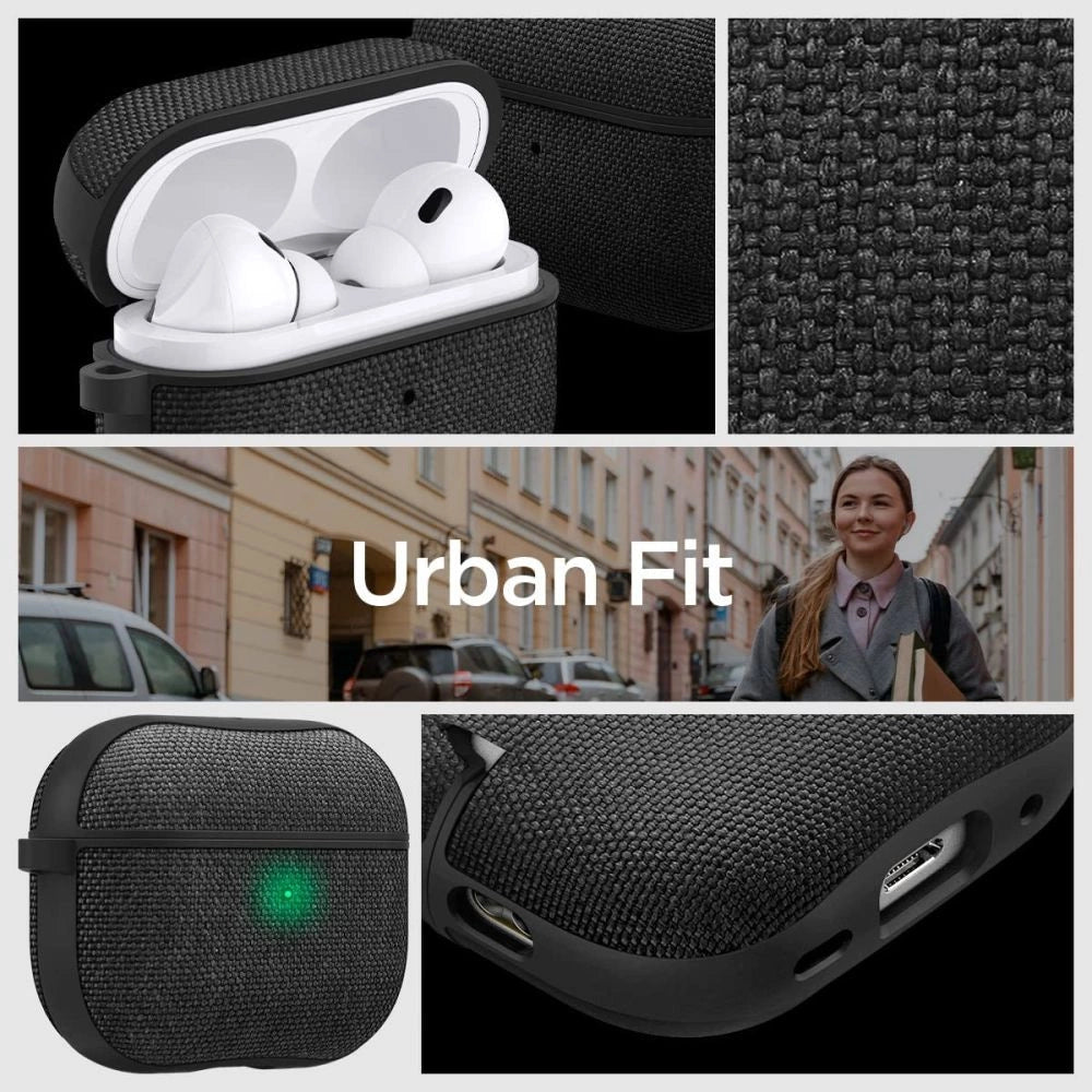 Spigen Urban Fit Case for Apple AirPods Pro 1 / 2 - Black_14