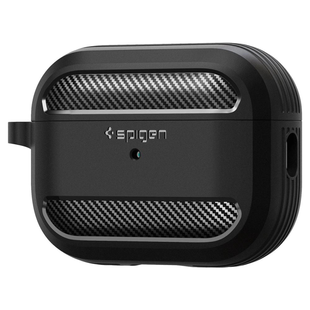 Spigen Rugged Armor Case for Apple AirPods Pro 1 / 2 - Matte Black_0