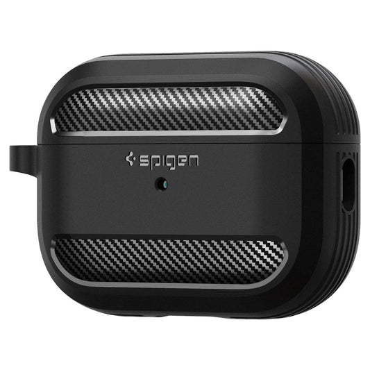 Spigen Rugged Armor Case for Apple AirPods Pro 1 / 2 - Matte Black_0