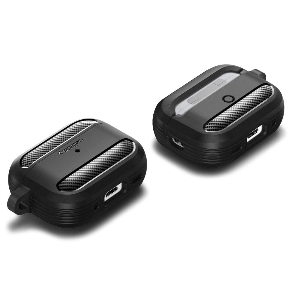 Spigen Rugged Armor Case for Apple AirPods Pro 1 / 2 - Matte Black_9