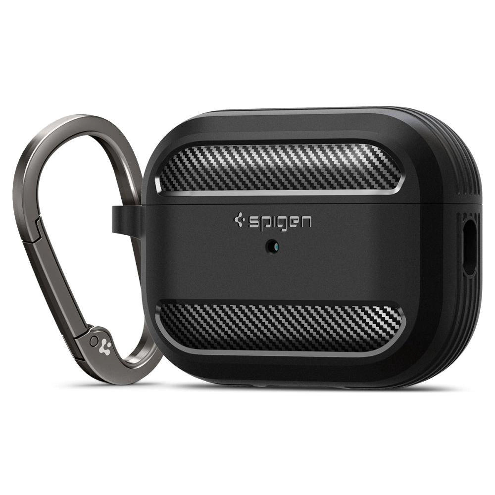 Spigen Rugged Armor Case for Apple AirPods Pro 1 / 2 - Matte Black_15