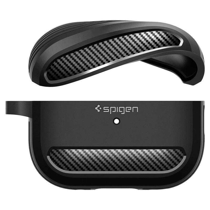 Spigen Rugged Armor Case for Apple AirPods Pro 1 / 2 - Matte Black_18