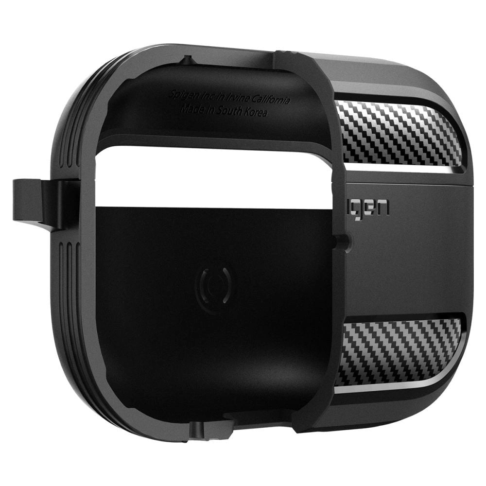 Spigen Rugged Armor Case for Apple AirPods Pro 1 / 2 - Matte Black_8