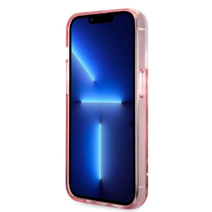Karl Lagerfeld KLHCP14LLNCHCP iPhone 14 Pro 6.1" pink/pink hardcase Glitter Choupette Head_4
