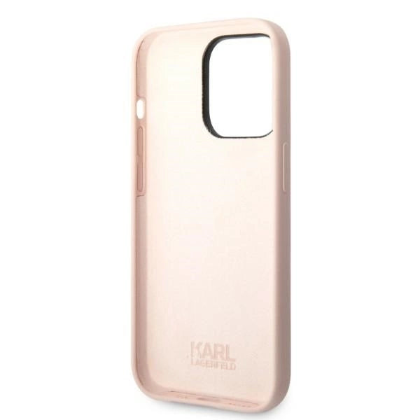 Karl Lagerfeld KLHCP14LSNCHBCP iPhone 14 Pro 6.1" hardcase pink/pink Silicone Choupette_6
