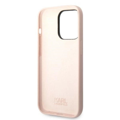 Karl Lagerfeld KLHCP14LSNCHBCP iPhone 14 Pro 6.1" hardcase pink/pink Silicone Choupette_6