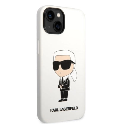 Karl Lagerfeld KLHCP14MSNIKBCH iPhone 14 Plus 6.7" hardcase white/white Silicone Ikonik_3