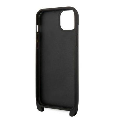 Karl Lagerfeld KLHCP14MSTMK iPhone 14 Plus 6.7&quot; hardcase black/black Monogram Plaque Logo Strap_5