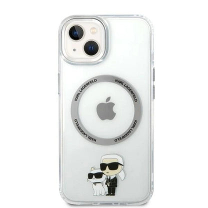 Karl Lagerfeld KLHMP14MHNKCIT iPhone 14 Plus 6.7" hardcase transparent Iconic Karl&amp;Choupette Magsafe_2