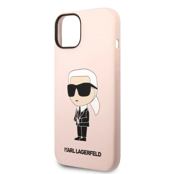 Karl Lagerfeld KLHMP14MSNIKBCP iPhone 14 Plus 6.7" hardcase pink/pink Silicone Ikonik Magsafe_5