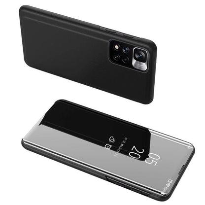Clear View Case case for Realme 10 flip cover black_0