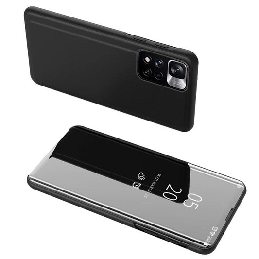 Clear View Case case for Realme 10 flip cover black_0