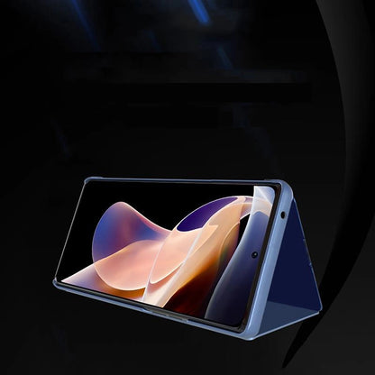 Clear View Case case for Realme 10 flip cover black_1