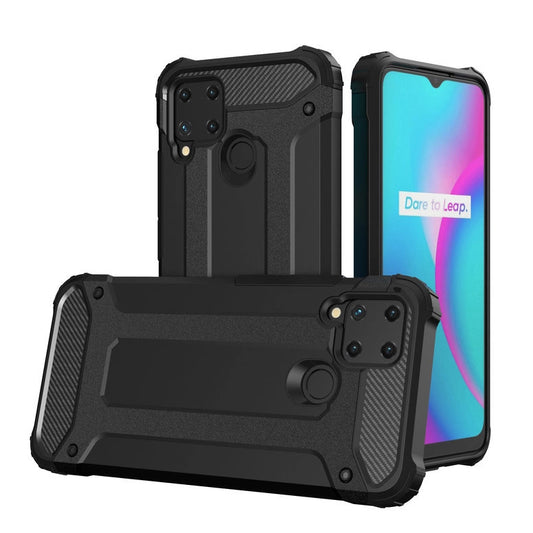 Hybrid Armor case for Realme 10 5G / Realme 9i 5G armored hybrid case black_0
